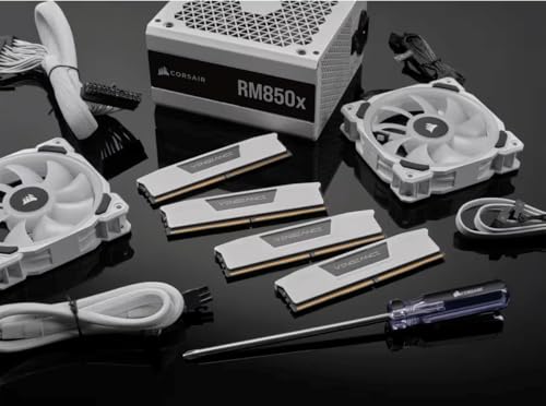 Image of CORSAIR Vengeance DDR5 RAM 32GB (2x16GB) 5200MHz CL40 Intel XMP iCUE Compatible Computer Memory - White (CMK32GX5M2B5200C40W)