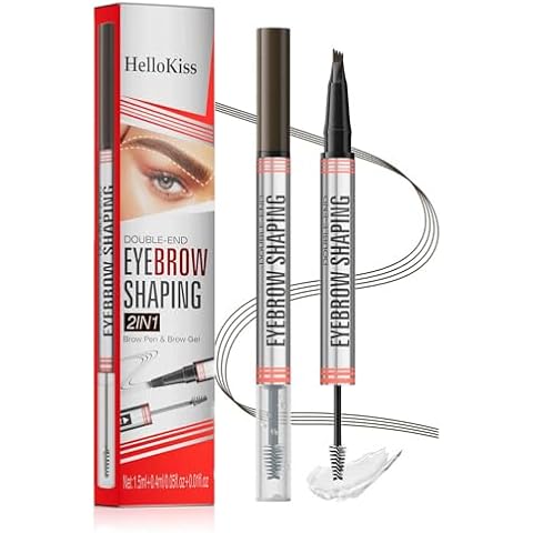 mercham 3D Liquid Eyebrow Pencil with Gel Cover