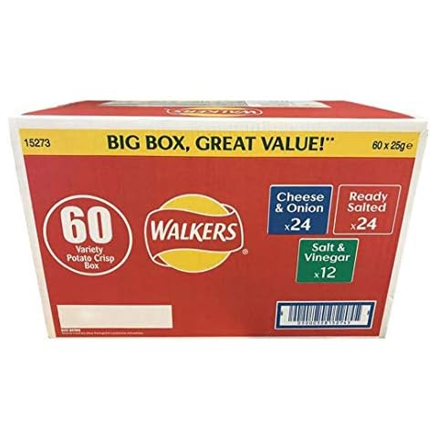 Walkers Crisps Variety Box 60 x 25g Cover