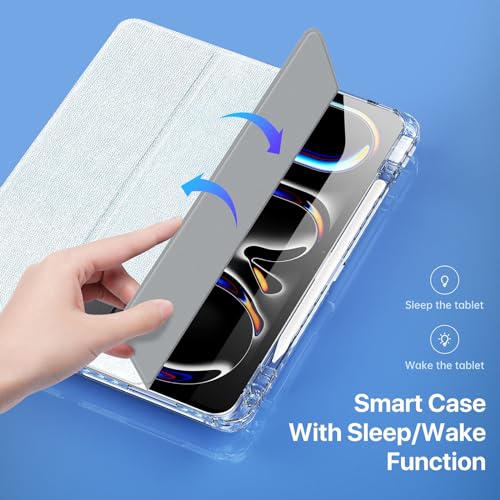 Protection iPad Pro 13 2024 M4 transparente pour le bureau - 4