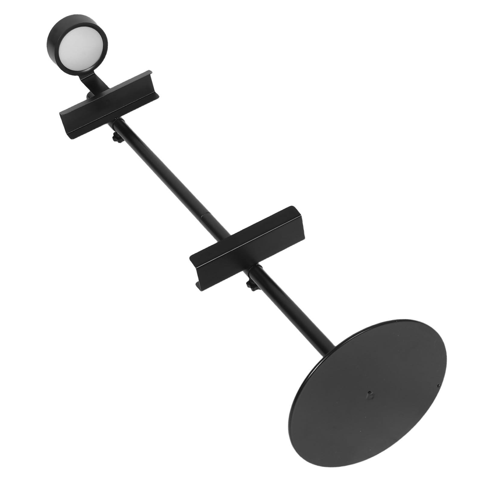 Générique Chevalet de Table Réglable en Fer Noir avec Éclairage Intégré