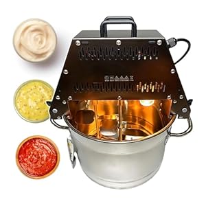 Food Mixer Pot, 10 L Kitchen Food Stand Mixer, With Double Stirring Paddle And Auxiliary Fan, Commercial Jam Mixer Equipment