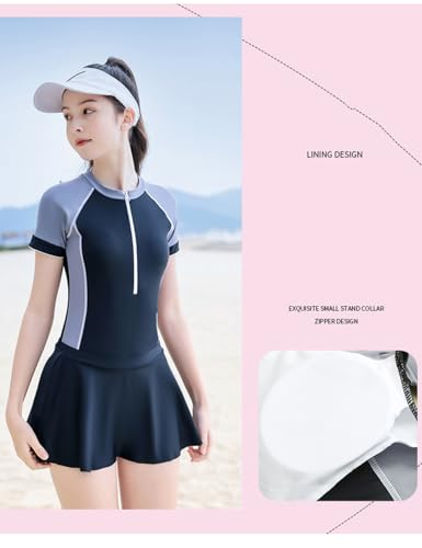 Image of KORADI Girls Swimsuits Rash Guard Swim Set Kids Two-Piece Bathing Suits Teen Swimwear Beach Shorts Sun Protection Swim Shirts