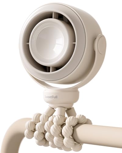 SWEETFULL Portable Stroller Fan