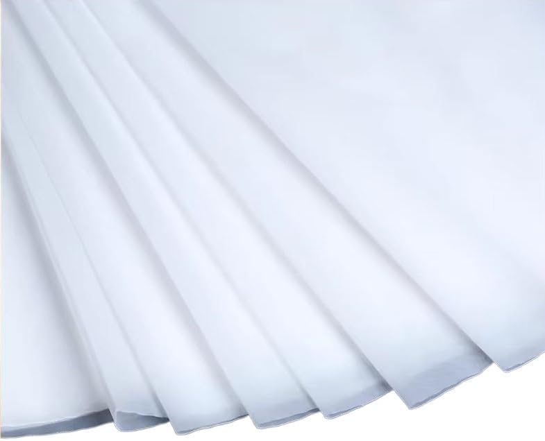 Fine Mesh Strainer Nylon Fabric， 1m×1/5/10mLengh 450 Mesh Food Grade Nylon Filter Mesh(450meshx1mx5m)