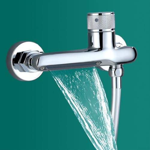 Robinet de baignoire chaud et froid avec interrupteur de douche - 3