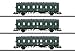 Produktbild Märklin 46395 H0 3er-Set Personenwagen der DR