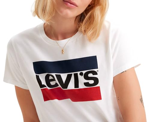 Levi's Damen The Perfect Tee T-Shirt,Sportswear Logo White,XXS – Ansicht 3