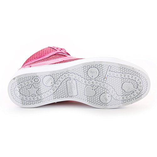 Pop Tart Glitter Women's Sneaker, Fuschia, 8