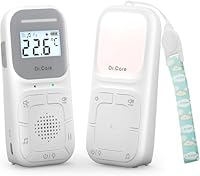 Dr.Care NeoGo Tragbares Audio-Babyphone und Soundmaschine | 300m Reichweite, Zwei-Wege-Kommunikation, VOX, Nachtlicht, 8 Schlaflieder, Vibrationsalarm, Ideal für Reisen und Geschenke