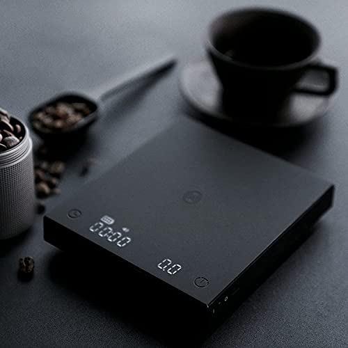TIMEMORE - Báscula de café para espejo negro con temporizador digital de sincronización automática Barista verter sobre… - Imagen 3