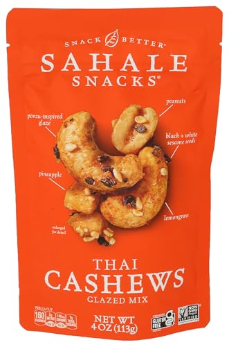 Sahale Snacks Thai Cashews Glazed Mix, 4 Ounces