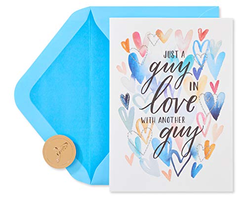Papyrus Tarjeta de aniversario para él (In Love Guys)