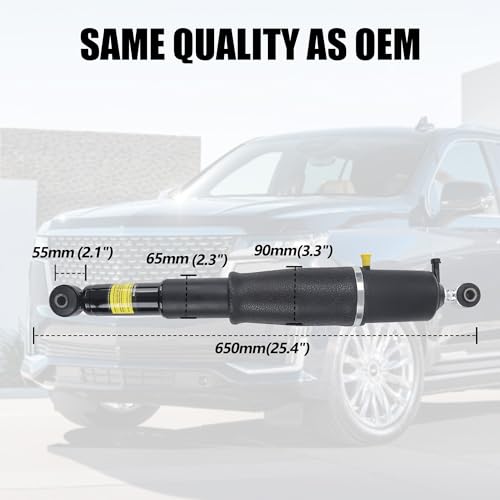 Richeer 23487280 580-1091 2 PCS Rear Air Shock Absorber Compatible with 2000-2014 Escalade ESV EXT Suburban Tahoe Avalanche Yukon XL 1500 19302786 25871432 by Richeer - Image 2