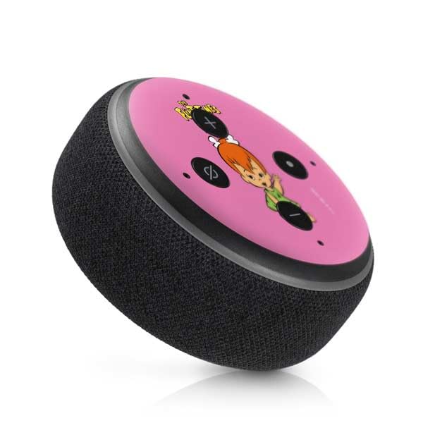 Skinit Decal Audio Skin Compatible with Amazon Echo Dot 3 - Officially Licensed The Flinstones Pebbles Flintstone Design