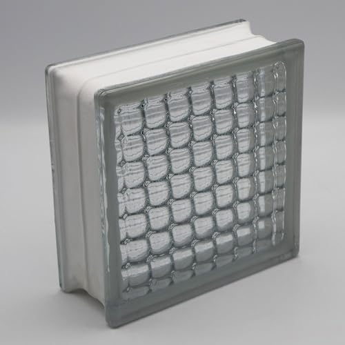 Basic Glasbaustein Candi klar, 19x19x8 cm - 6 Stück