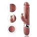 Adam's gift Rabbit Vibrator G-spot Stimulus Massager,Female Powerful G-Point Sex Toys, USB Rechargeable& Waterproof Vibrating Dildo,Vagina and Clitoris Stimulator Womens or Couples Toys (Deep Brown)