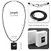 HALLEAST Compatible with Apple Watch Necklace Pendant Silicone Case Cover Replacement for iWatch Pendant Series 9 8 7 6 5 4 3 2 SE SE2 SE3, 38 40 41mm, Black
