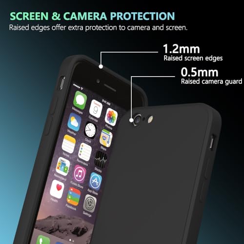 Image of for iPhone 6S Case Black, Scratch Resistant with Soft Touch, Slim Thin Phone Cover for iPhone 6 4.7 inch