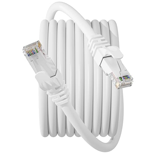Câble Ethernet Cat 6 de 30,5 m Soibke imperméable pour réseau extérieur et intérieur
