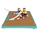 Spacmirrors Bateaux de Sport Gonflables Quai de Yacht Mini Mate, Quai de Lac Flottant, Grand Lit Pneumatique d'île de Radeau de Pad Flottant, Quai de Plate-Forme d'eau Gonflable 10ft * 10Ft