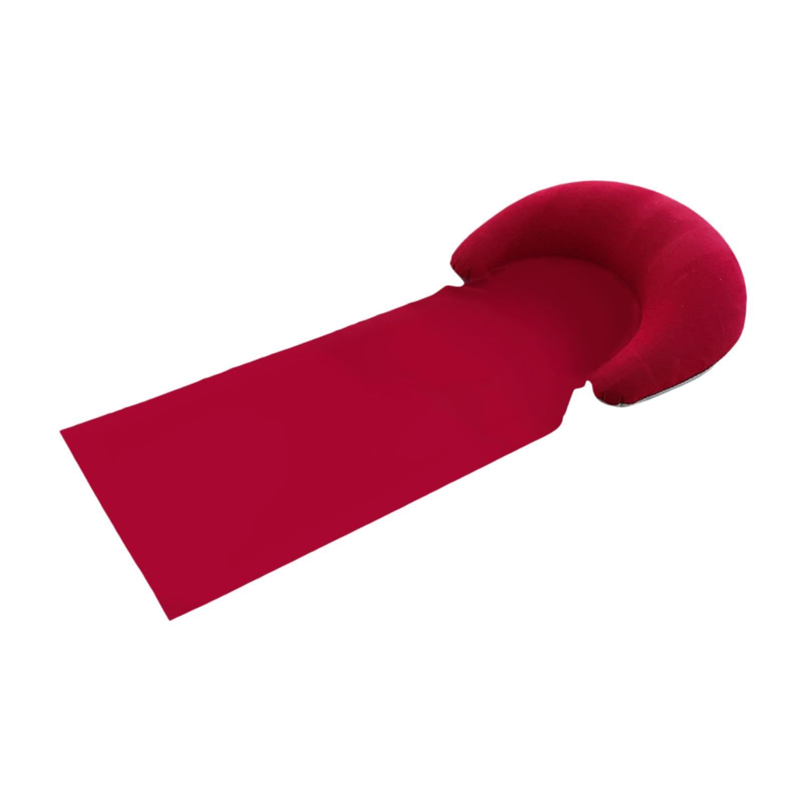 Beach Mat Adults Women Versatile Outdoor Lounger for Sunbathing Pool Outdoor Red | Camping Furniture | Camping & Hiking | Outdoor Sports-image-38