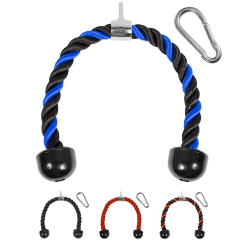 Yes4All XJ90 Trizepsseil, 68.6 cm, Blau/Schwarz Yes4All XJ90 Trizepsseil, 68.6 cm, Blau/Schwarz