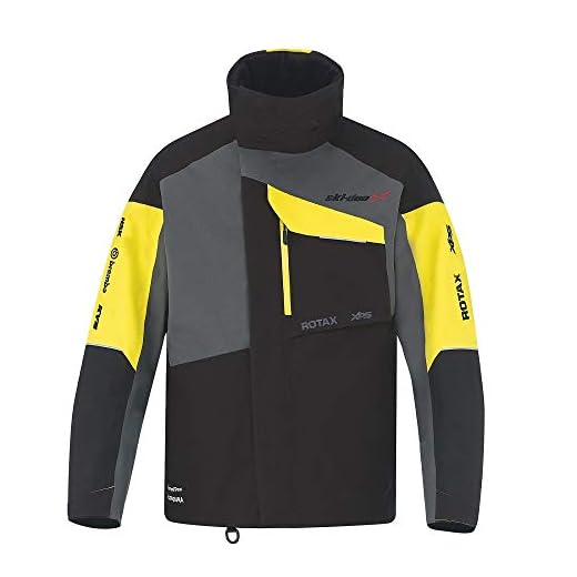 Ski-Doo Helium Enduro Pro Jacket (XX-Large) Yellow/Black