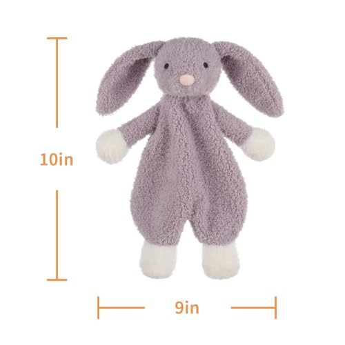 Image of Apricot Lamb Bunny Blanket Soft Loveys for Babies Security Blanket 10''