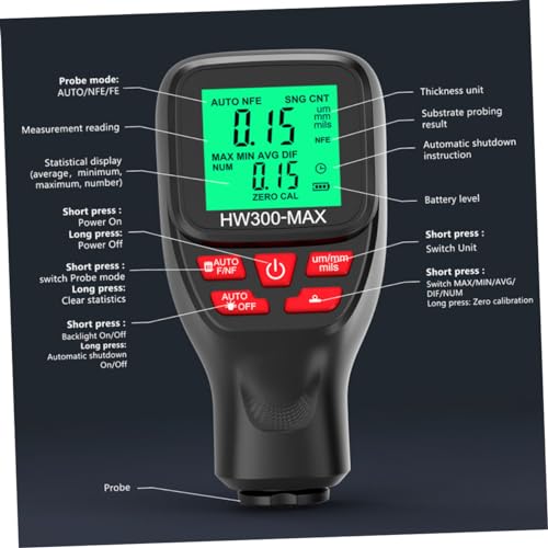 Medidor Digital de Espesor de Recubrimiento Automotriz miniatura 4