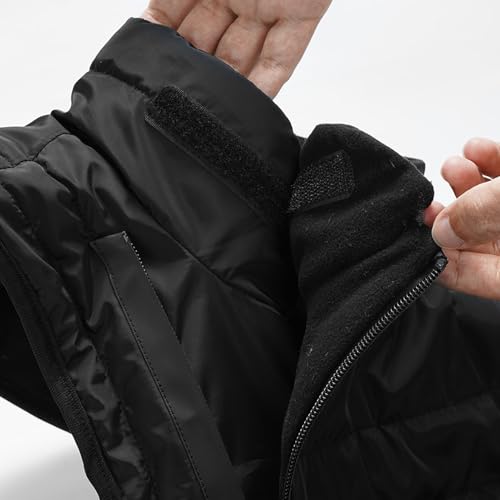 Cache-cou et poitrine de moto en textile technique isolant et finitions confort - 6
