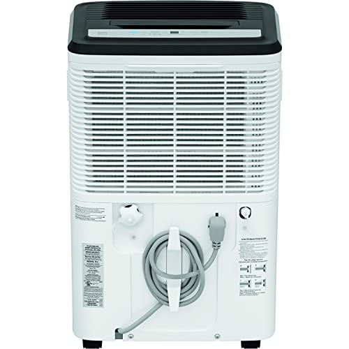 Frigidaire 50 Pint Dehumidifier with Pump. 4,500 Square Foot Coverage. Ideal for Large Rooms and Basements. 1.7 Gallon Bucket Capacity