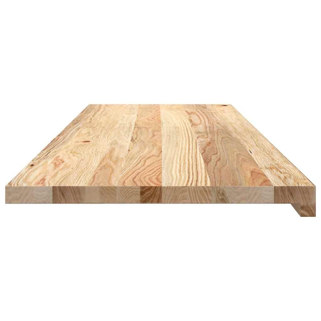 2 davanzali per finestre, in legno massiccio di rovere, 120 x 40