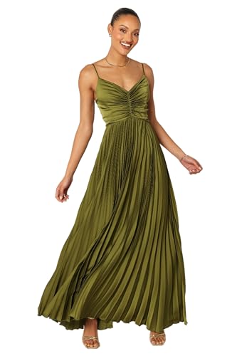 Petal & Pup Naira Pleated Maxi Dress - Palm Green 8