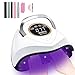 180W Super Power Nagellampe,Professionelle schnelltrocknende Nagellampe,LED+UV Dual Light Source Lampenperlen，48 Lampenperlen，mit Induktionsstart und autonomer Tasten-Timing-Funktion