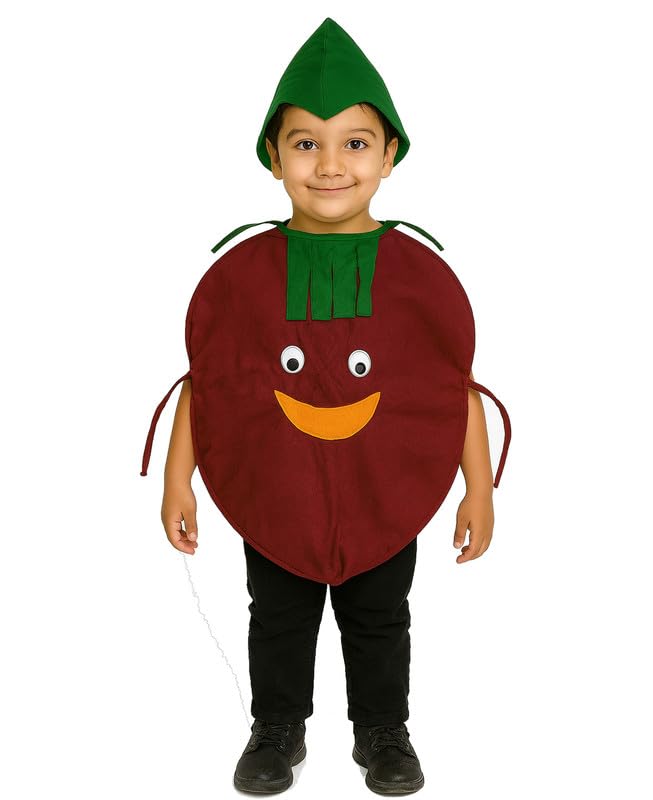 Image of FancyDressWale Fruit & Vegetable Fancy Dress Costume for Kids | Free Size 2-10 Years | School Fancy Dress, Stage Shows, Theme Parties