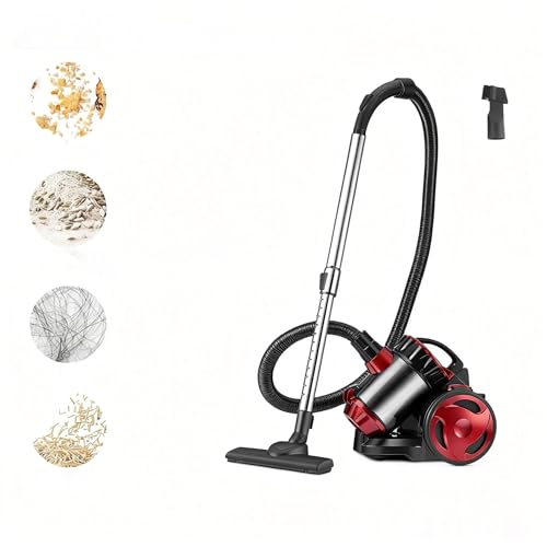 UEXEDO Aspirateur traîneau sans Sac 2000W, Aspirateur Balai avec Filtration Haute Performance et Design Silencieux, Aspirateur Puissant pour Sols, Tapis, Canapés et...