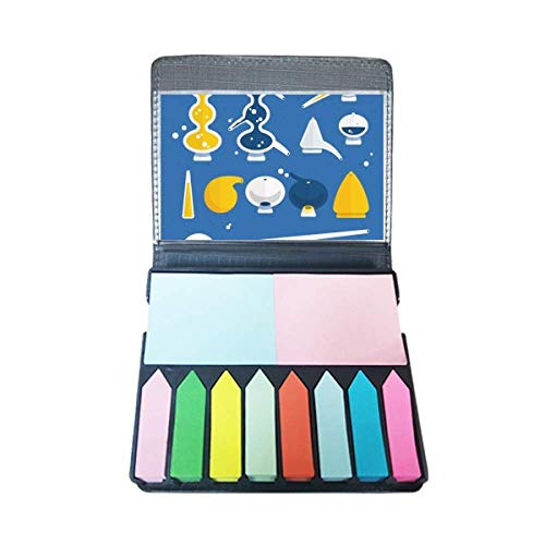 Marqueur de page chimie et compte-gouttes caoutchouc autocollant pour cahier