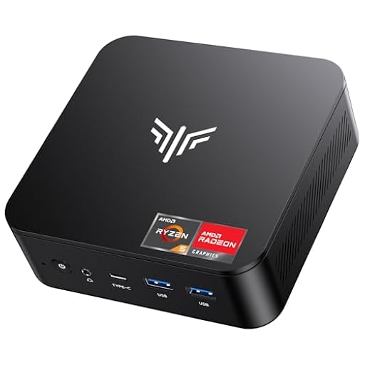 NiPoGi Essenx E3 Mini PC АMD Ryzen 5 3500U (Mejor que N150/Máx. 3.7GHz/28W) Win11 Pro 16GB DDR4 512GB SSD, Mini Ordenador con Doble LAN/Triple Pantalla 4K/WiFi/Bluetooth/USB 3.2 para Oficina y Escuela | Ya disponible en tu tienda friki favorita! En mundofriki.es!