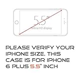 iPhone 6 Plus Case, Team Luxury_Clarity Series Purple Ultra Defender Protective Case for Apple iPhone 6 Plus / iPhone 6S Plus - Lavender/ Gray