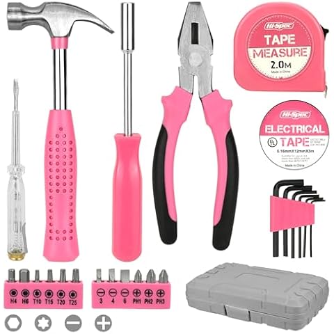 24 PCS Pink Tool Kit for Women Cover