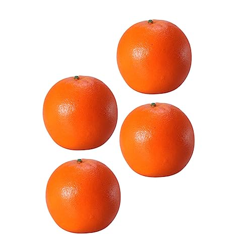 HOMSFOU 4pcs Artificial Fruit Window Plastic Food Artificiales Decorativas para Sala Artificial Foods Photo Props Decorative Fruits Fake Fruits Prop Plastic Fruit Adornment 3D