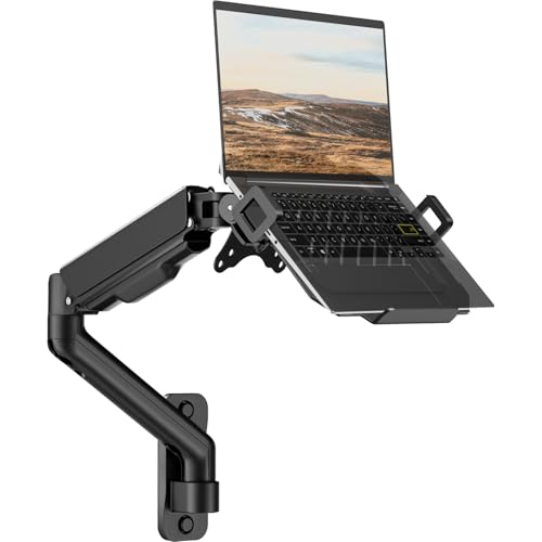 Support Mural avec Plateau Ventilé pour Ordinateur Portable 12