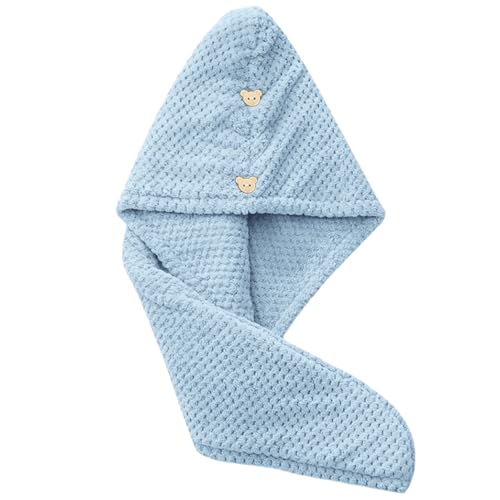 PATOFIN Hair Drying Hair Towel for Women Soft Microfiber Turban Wrap in Assorted Color Quick Drying Hair Plopping Towel
