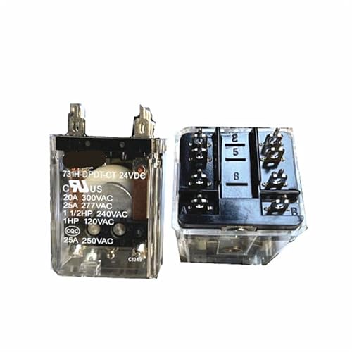 Relais électromécanique 731H-DPDT-CT 24VDC pour projets de domotique