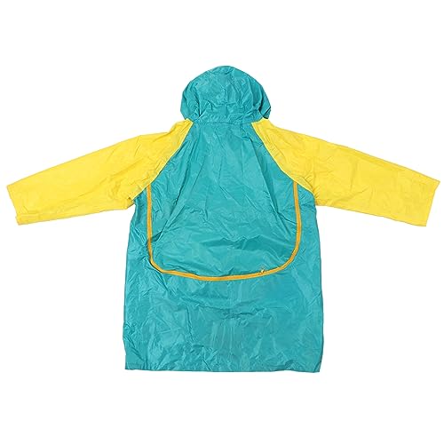 Poncho de Chuva Infantil, Capa de Chuva Infantil, Capa de Chuva Macia Respirável Tamanho L, Borracha
