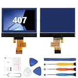 Écran LCD pour Peugeot 407 407SW 2004-2010 HDI Couple Instrument Cluster LCD Display pour Peugeot 407 Coupé 2005–2010 Écran de Rechange avec Outils, OEM A2C53119649 9658138580