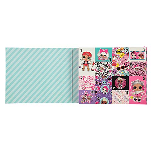 L.O.L. Surprise! Girls' Amazon Exclusive 12-Days Advent 100% Combed Cotton Underwear Box for Holiday Fun in Sizes 4, 6 and 83