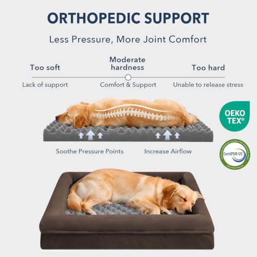 Image of Washable Dog Bed Orthopedic Waterproof for Medium Sized Dogs