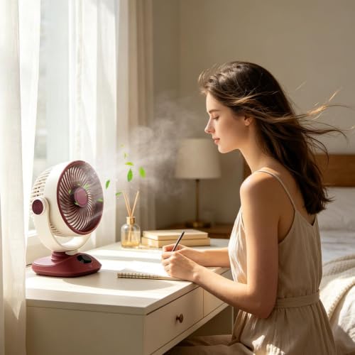 Ventilateur latéral de lit oscillant 3 vitesses pour appartement - 3